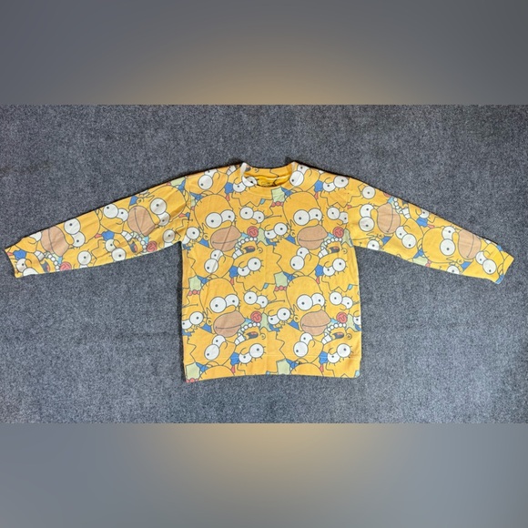 The Simpsons Sweatshirt Unisex Long Sleeve Size M - Picture 1 of 12